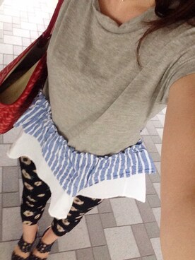 「hiand」｜yuki♡ᵕ̈*⑅さん（レディース・158cm）の夏コーディネート