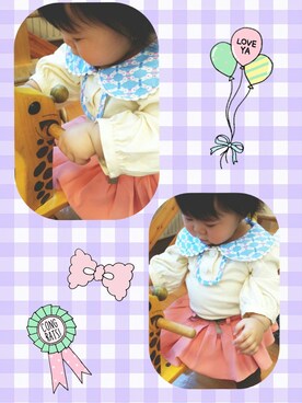 k*さん(キッズ・80cm)の春コーディネート