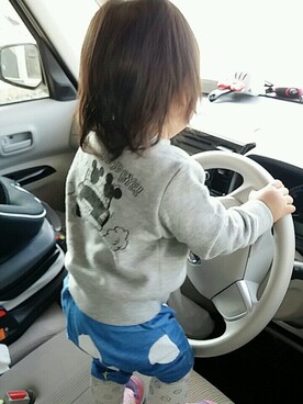 「MoL（モル）のアイテム（パンツ）」を使った、k*さん（キッズ・80cm）の夏コーディネート