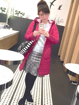 「ANOTHER BRANCH（アナザーブランチ）のアイテム（ジャケット/アウター）」を使った、chiyuさん（レディース・160cm）の春コーディネート