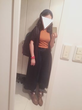 「OSMOSIS（オズモーシス）のアイテム（ハンチング/ベレー帽）」を使った、コトさんさん（レディース・157cm）の秋コーディネート