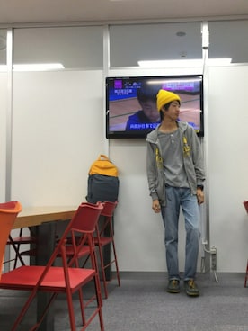 「アイテム（インテリア）」を使った、Ringringさん（メンズ・172cm）の秋コーディネート