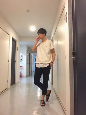 YU-MAさん（メンズ・184cm）の春コーディネート