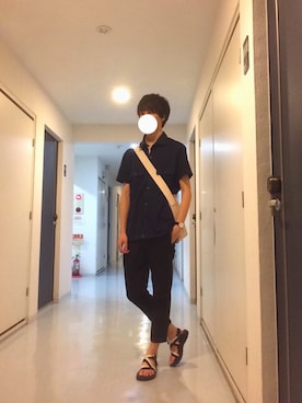 YU-MAさん（メンズ・184cm）の夏コーディネート