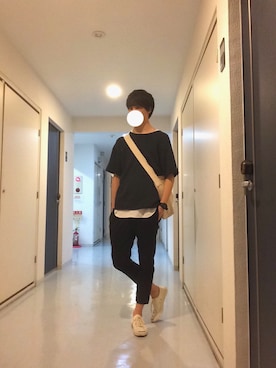 YU-MAさん（メンズ・184cm）の夏コーディネート