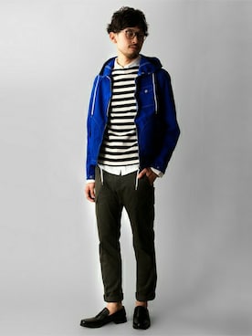 nano・universe  WEB さん（メンズ・178cm）の春コーディネート