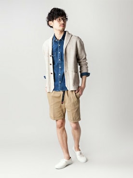 nano・universe  WEB さん（メンズ・178cm）の春コーディネート