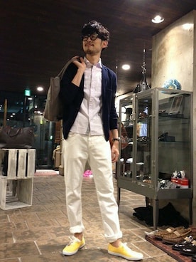 nano・universe  WEB さん（メンズ・178cm）の夏コーディネート