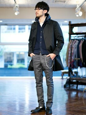 nano・universe  WEB さん（メンズ・178cm）の冬コーディネート