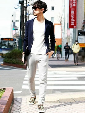 nano・universe  WEB さん（メンズ・178cm）の春コーディネート