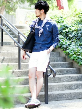 nano・universe  WEB さん（メンズ・178cm）の春コーディネート