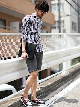 nano・universe  WEB さん（メンズ・178cm）の春コーディネート