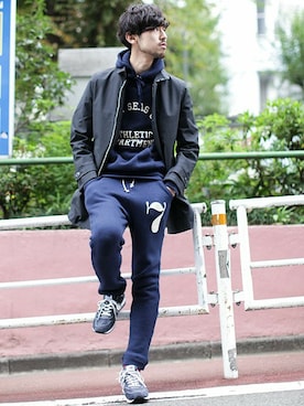 nano・universe  WEB さん（メンズ・178cm）の秋コーディネート