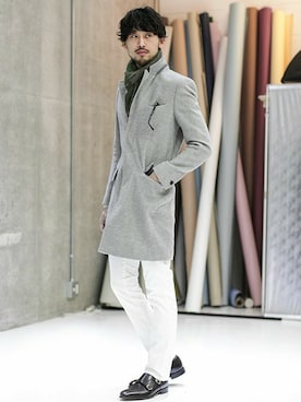 nano・universe  WEB さん（メンズ・178cm）の冬コーディネート