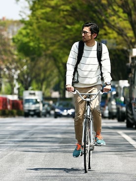 nano・universe  WEB さん（メンズ・178cm）の春コーディネート