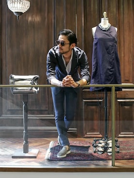 nano・universe  WEB さん（メンズ・178cm）の夏コーディネート