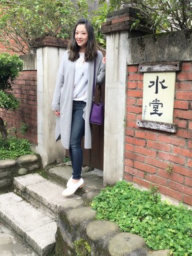 「amai（-）のアイテム」を使った、ViViさん（レディース・159cm）の春コーディネート