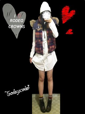 choco.さんの（Rodeo Crowns | ロデオクラウンズ）を使ったコーディネート