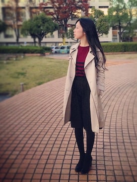 Momoさん（レディース・166cm）の秋コーディネート