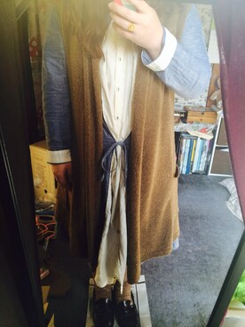 「ふんわり」｜「アイテム（その他シューズ）」を使った、りんりんさん（レディース・148cm）の春コーディネート