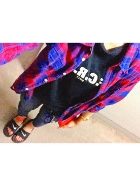 「F.C.Real Bristol（エフシーレアルブリストル）のアイテム（財布/小物）」を使った、mayuさん（レディース・155cm）の秋コーディネート