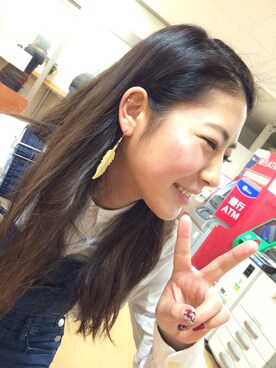 「Ralph Lauren」｜「アイテム（オールインワン・サロペット）」を使った、Sena Takedaさん（レディース・164cm）の冬コーディネート