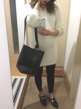 「アイテム（その他シューズ）」を使った、RURIさん（レディース・163cm）の冬コーディネート