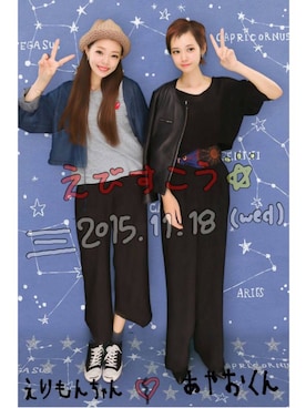 「CONVERSE（コンバース）のCONVERSE コンバース ジャック パーセル / JACK PURCEL（スニーカー）」を使った、りつさん（レディース・162cm）の秋コーディネート