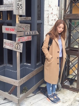 「MSPC（エムエスピーシー）のアイテム」を使った、はるさん（レディース・150cm）の春コーディネート