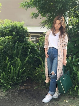 「CONVERSE（コンバース）のconverse（コンバース） ALL STAR OX（オールスターOX）（スニーカー）」を使った、はるさん（レディース・150cm）の春コーディネート