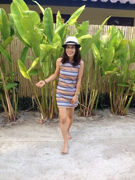 「N（エヌ）のアイテム（ワンピース/ドレス）」を使った、Sirinya_Sさん（レディース・149cm）の夏コーディネート