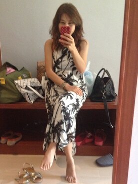 「N（エヌ）のアイテム（ワンピース/ドレス）」を使った、Sirinya_Sさん（レディース・149cm）の夏コーディネート