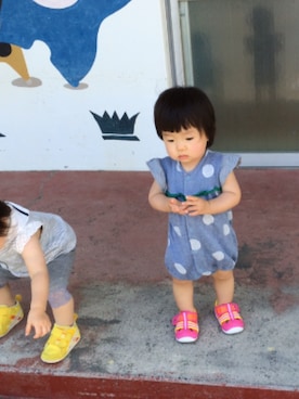 「DE NACHOS（デナチョス）のアイテム」を使った、koharu☻さん（キッズ・70cm）の夏コーディネート