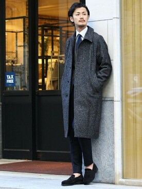 EDIFICE/BY DAICHIさん（メンズ・178cm）の冬コーディネート