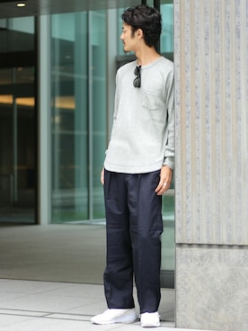 「Champion」｜EDIFICE/BY DAICHIさん（メンズ・178cm）の夏コーディネート