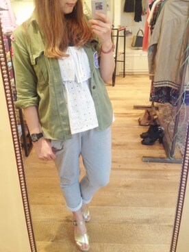 kinaさん（レディース・150cm）の夏コーディネート