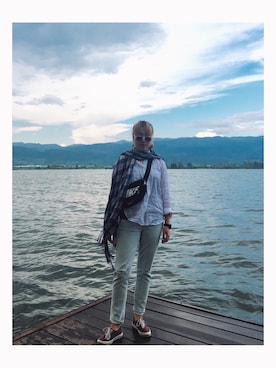 手机顽症さん（レディース・167cm）の夏コーディネート