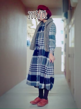 merryjuneさん（レディース・157cm）の秋コーディネート