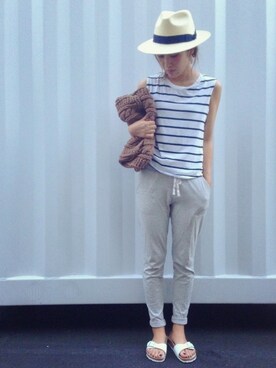 yanさん（レディース・160cm）の夏コーディネート