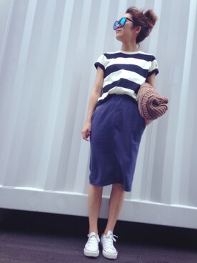 yanさん（レディース・160cm）の夏コーディネート