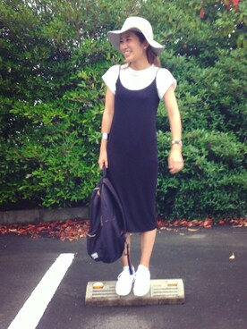 「H&M（エイチ・アンド・エム）のアイテム（ワンピース）」を使った、yanさん（レディース・160cm）の夏コーディネート
