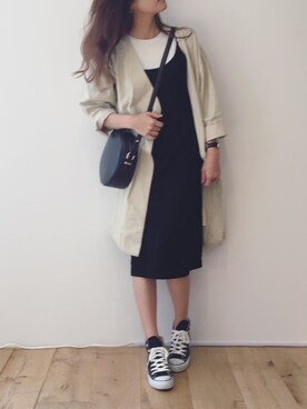 「H&M（エイチ・アンド・エム）のアイテム（ワンピース）」を使った、yanさん（レディース・160cm）の春コーディネート
