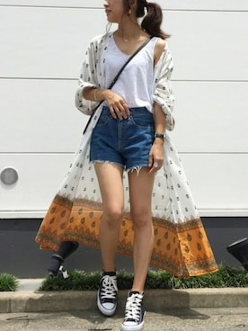 yanさん（レディース・160cm）の夏コーディネート