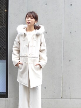 MICOAMERI（ミコアメリ）のダッフルコートを使った人気ファッション