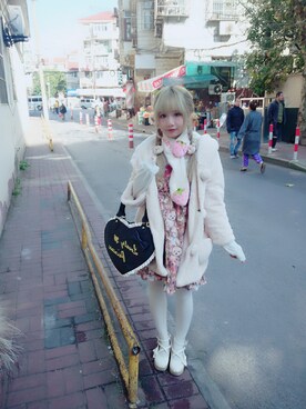 「Nile PERCH（ナイルパーチ）のアイテム（ワンピース/ドレス）」を使った、💘kikinoaibakunn💘さん（レディース・156cm）の秋コーディネート