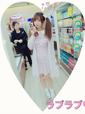 「Queen Bee（クイーンビー）のアイテム」を使った、💘kikinoaibakunn💘さん（レディース・156cm）の春コーディネート