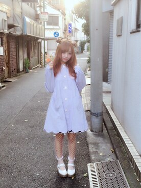 「Nile PERCH（ナイルパーチ）のアイテム（ジャケット/アウター）」を使った、💘kikinoaibakunn💘さん（レディース・156cm）の秋コーディネート