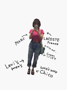 かりんさん（レディース・152cm）の夏コーディネート