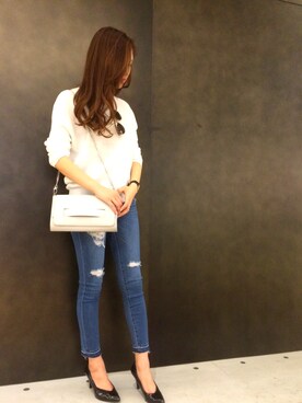 「アイテム（パンプス）」を使った、mamiさん（レディース・165cm・10代）の春コーディネート