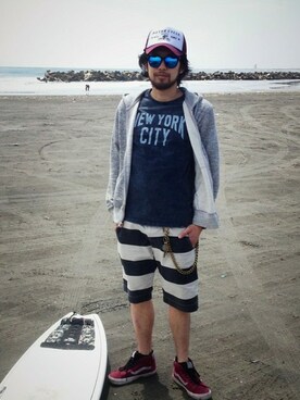 鈴木 瞬さん（メンズ・175cm）の春コーディネート